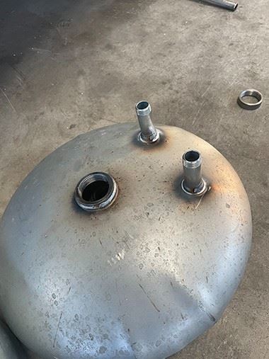 Automatic nazzle of water heater tank welder high quality