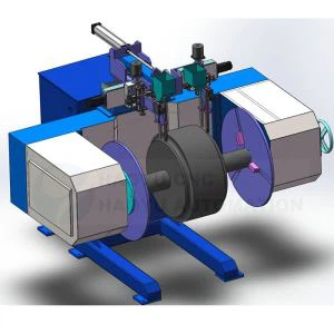 Izgradnja automatskog aparata za zavarivanje rovokopača Idler